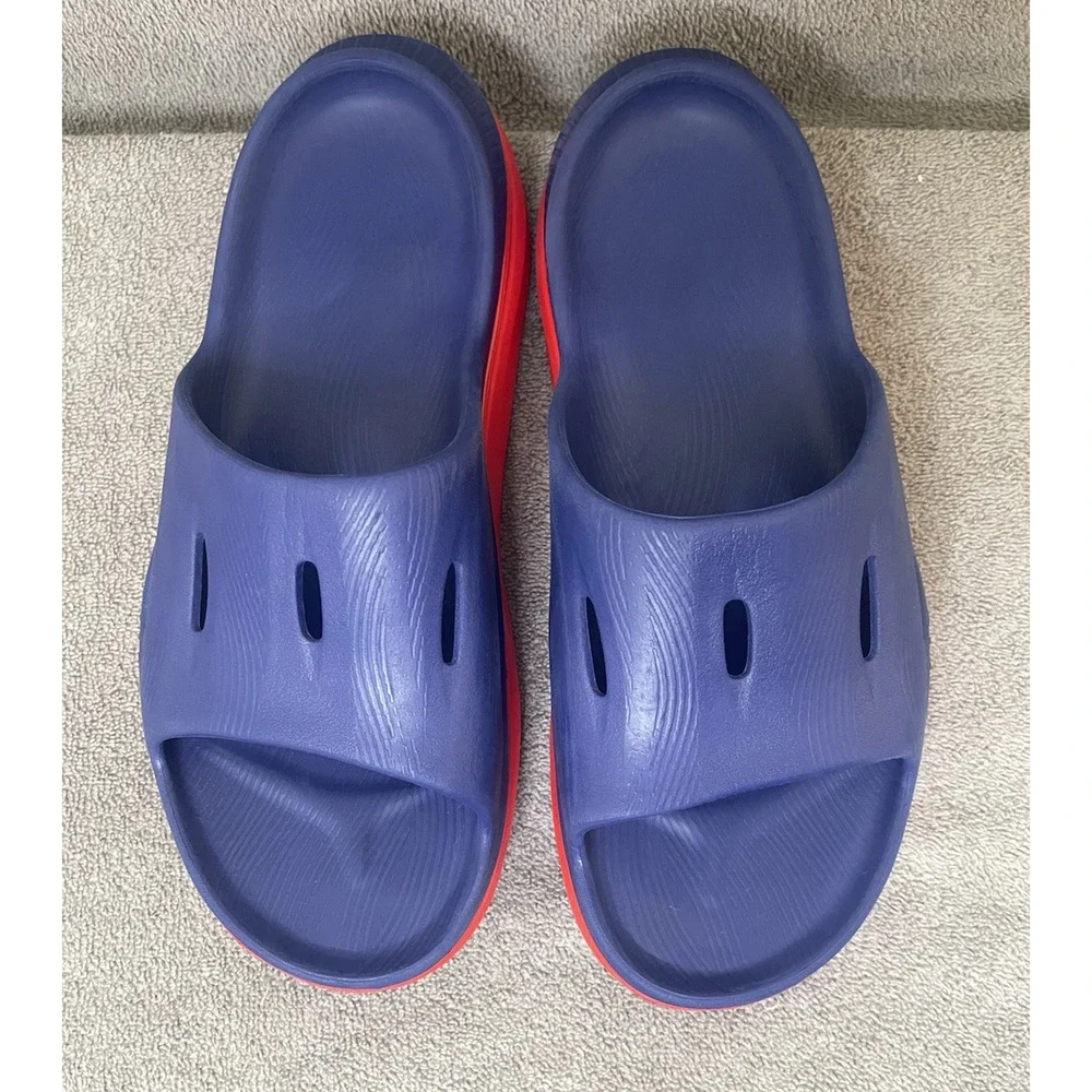 Hoka Ora Recovery Slide 3 Navy Blue/Orange Size Men 9, women's 11